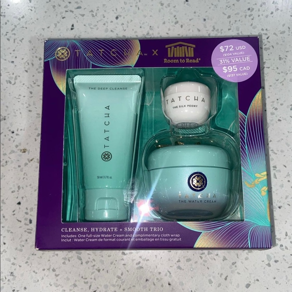 TATCHA cleanse/hydrate/smooth trio